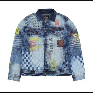 Copper Rivet Fashion Denim Jacket